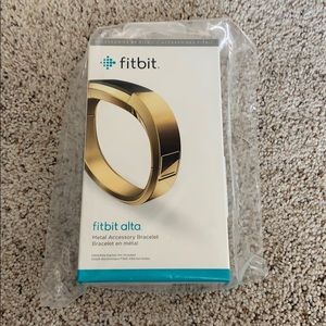 Gold Fitbit Alta band